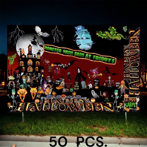 50 10x13 Poly Mailers Halloween Shipping Envelopes PRICE IS FIRM MONSTER Fall - Picture 4 of 8